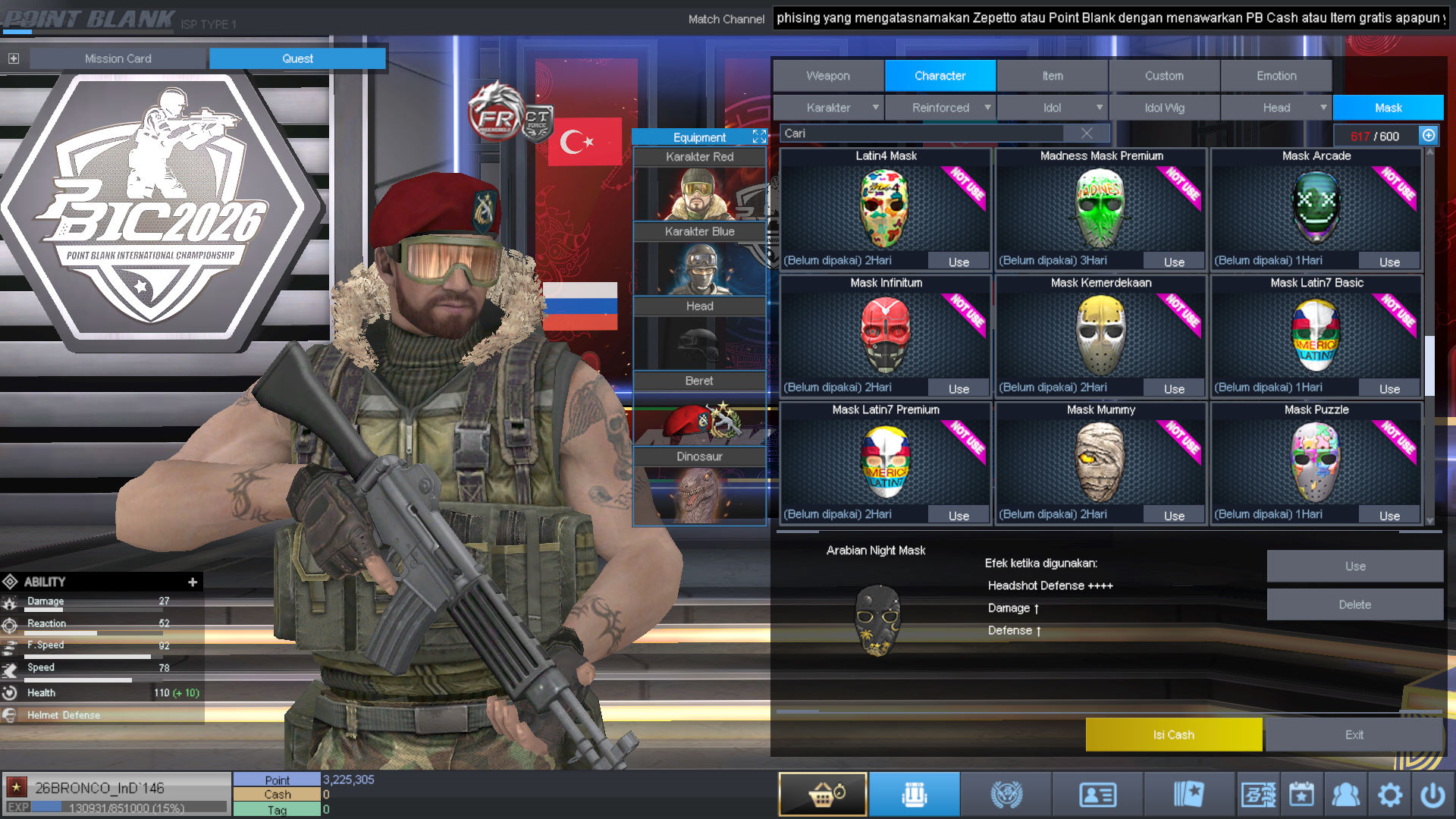 Spesifikasi BINTANG 1