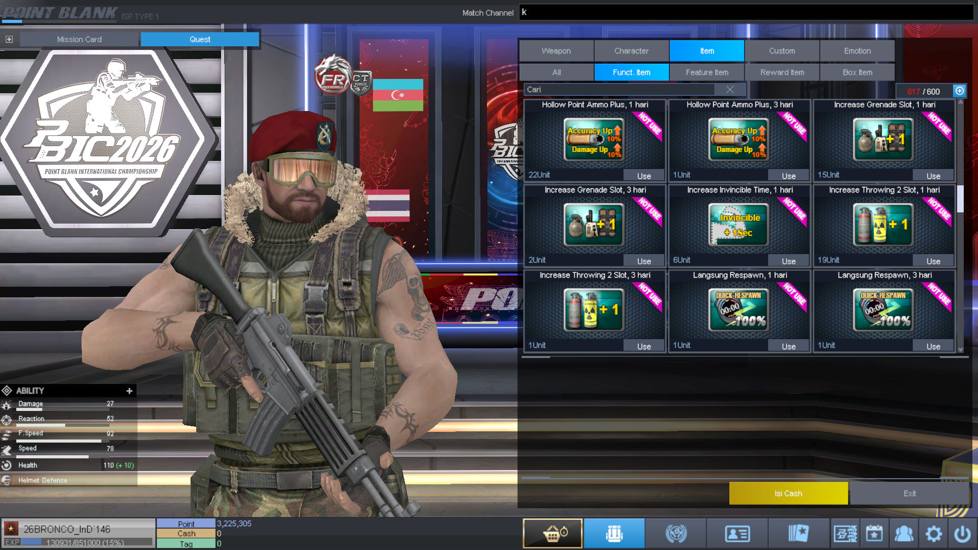 Spesifikasi BINTANG 1