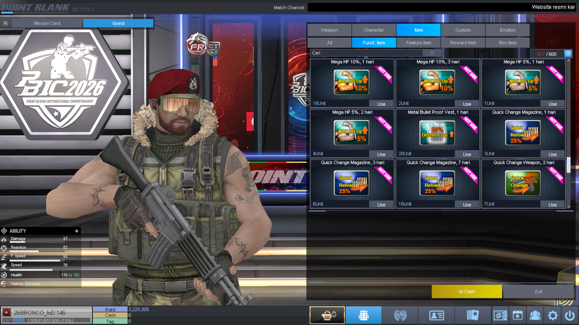 Spesifikasi BINTANG 1