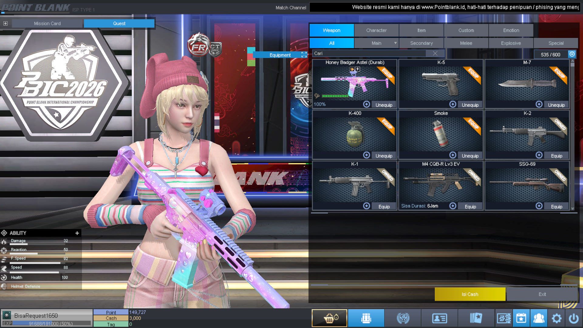 Spesifikasi MAJOR IDOL PERMANEN