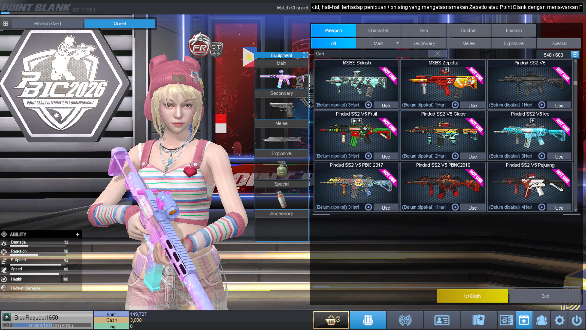 Spesifikasi MAJOR IDOL PERMANEN