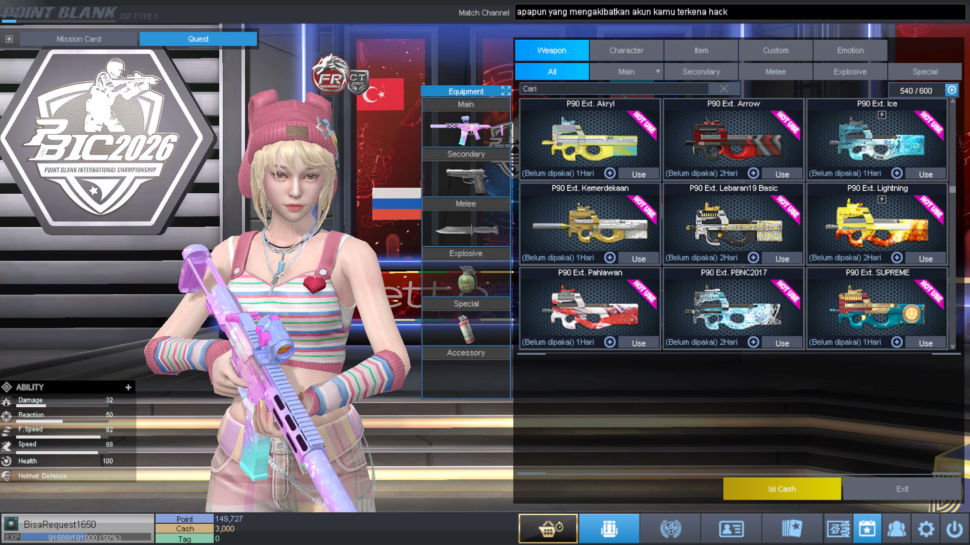 Spesifikasi MAJOR IDOL PERMANEN