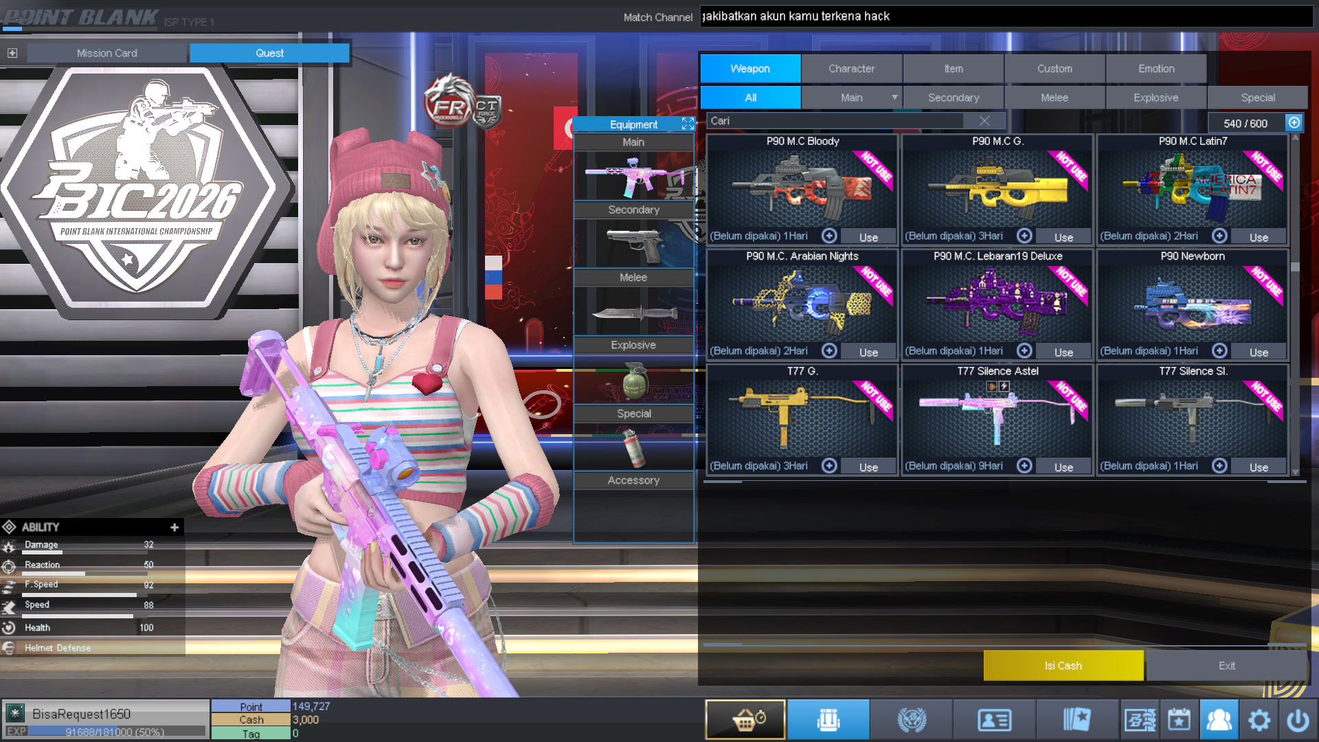 Spesifikasi MAJOR IDOL PERMANEN