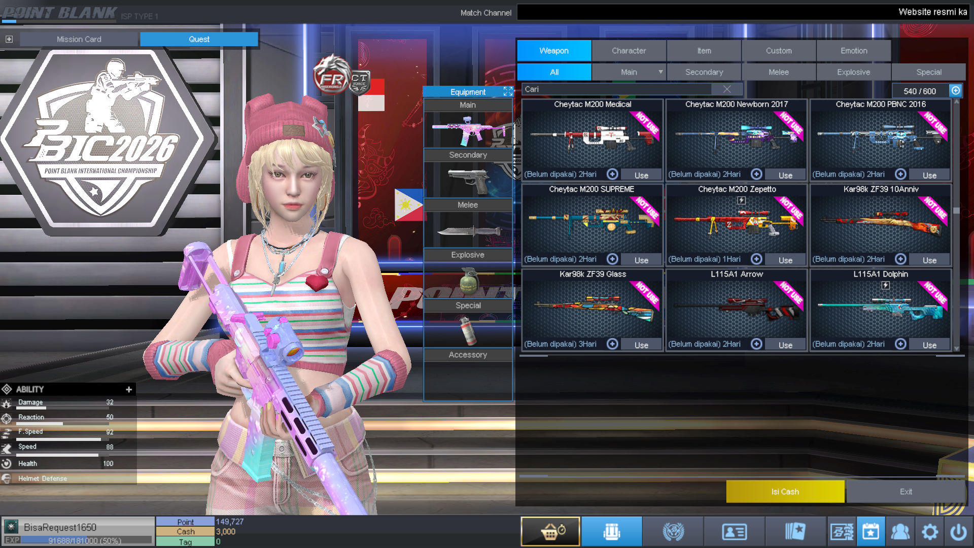 Spesifikasi MAJOR IDOL PERMANEN