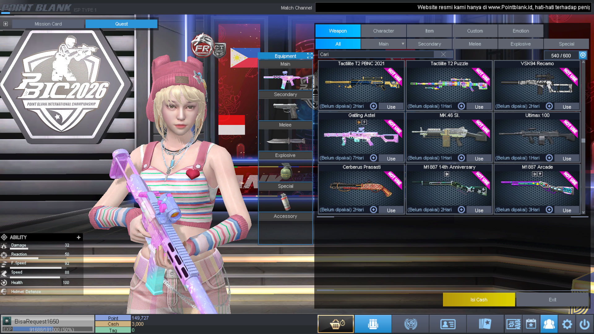 Spesifikasi MAJOR IDOL PERMANEN