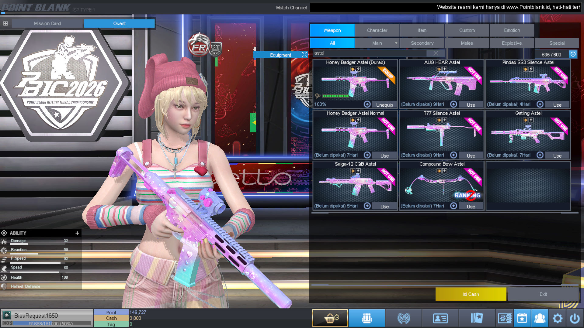 Spesifikasi MAJOR IDOL PERMANEN