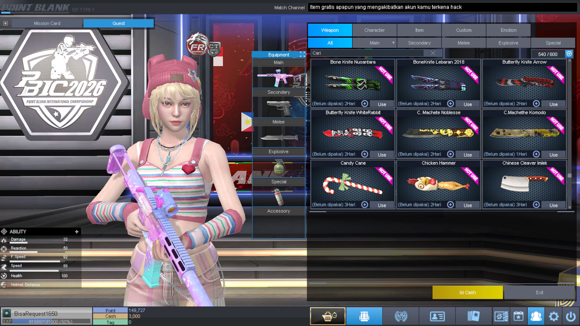 Spesifikasi MAJOR IDOL PERMANEN