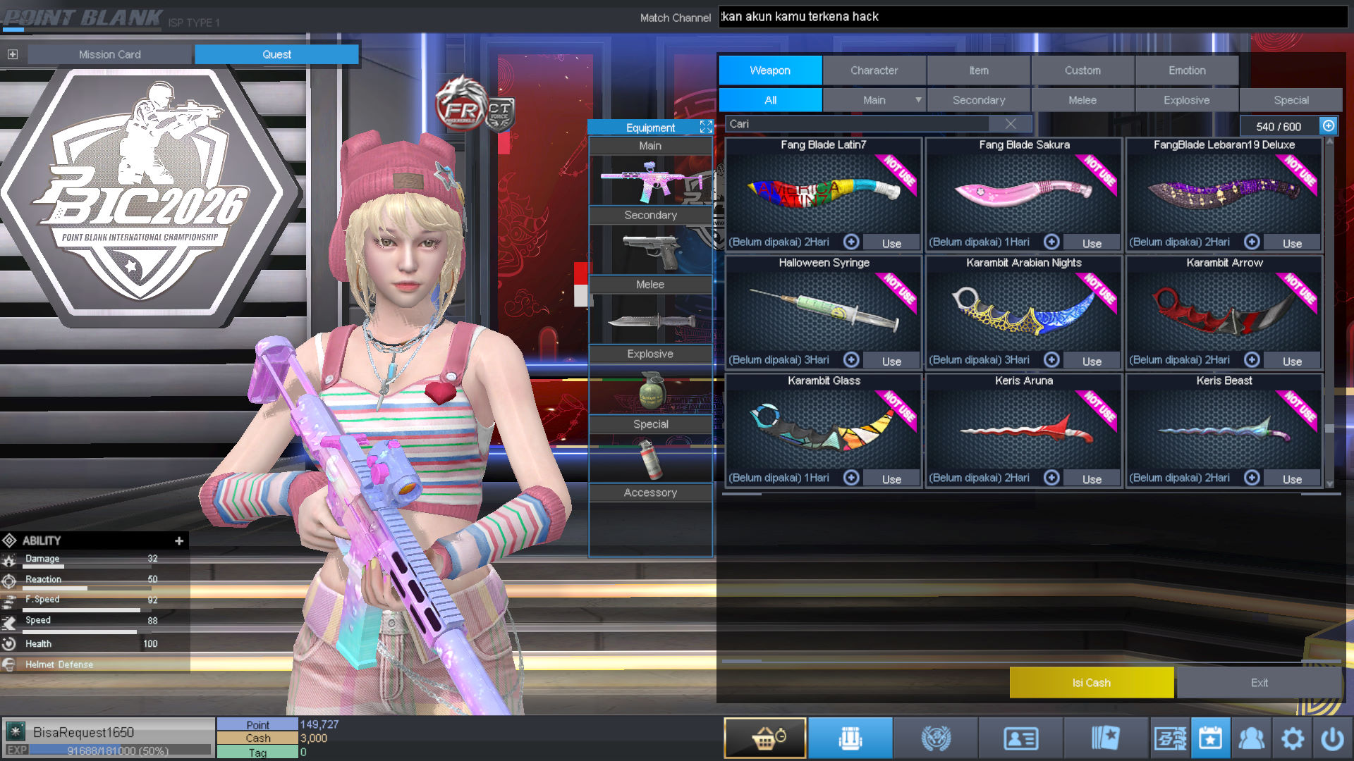 Spesifikasi MAJOR IDOL PERMANEN