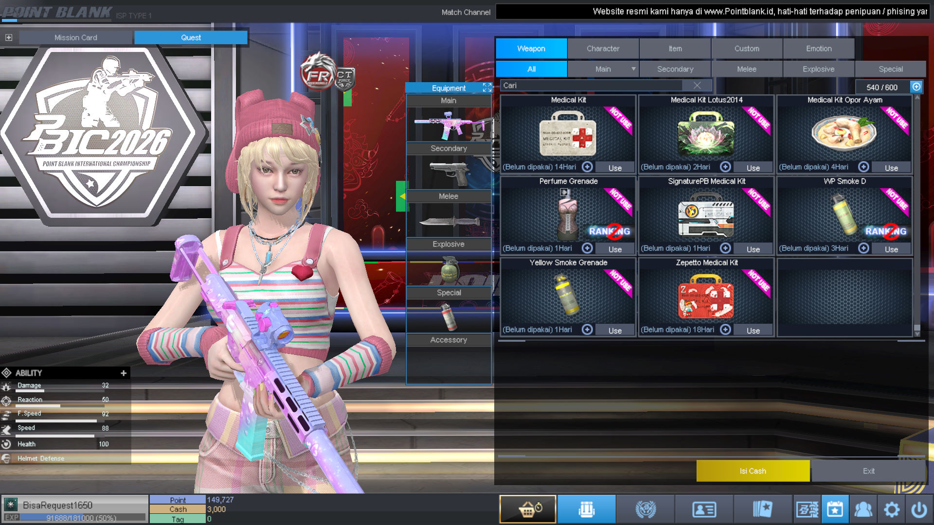 Spesifikasi MAJOR IDOL PERMANEN