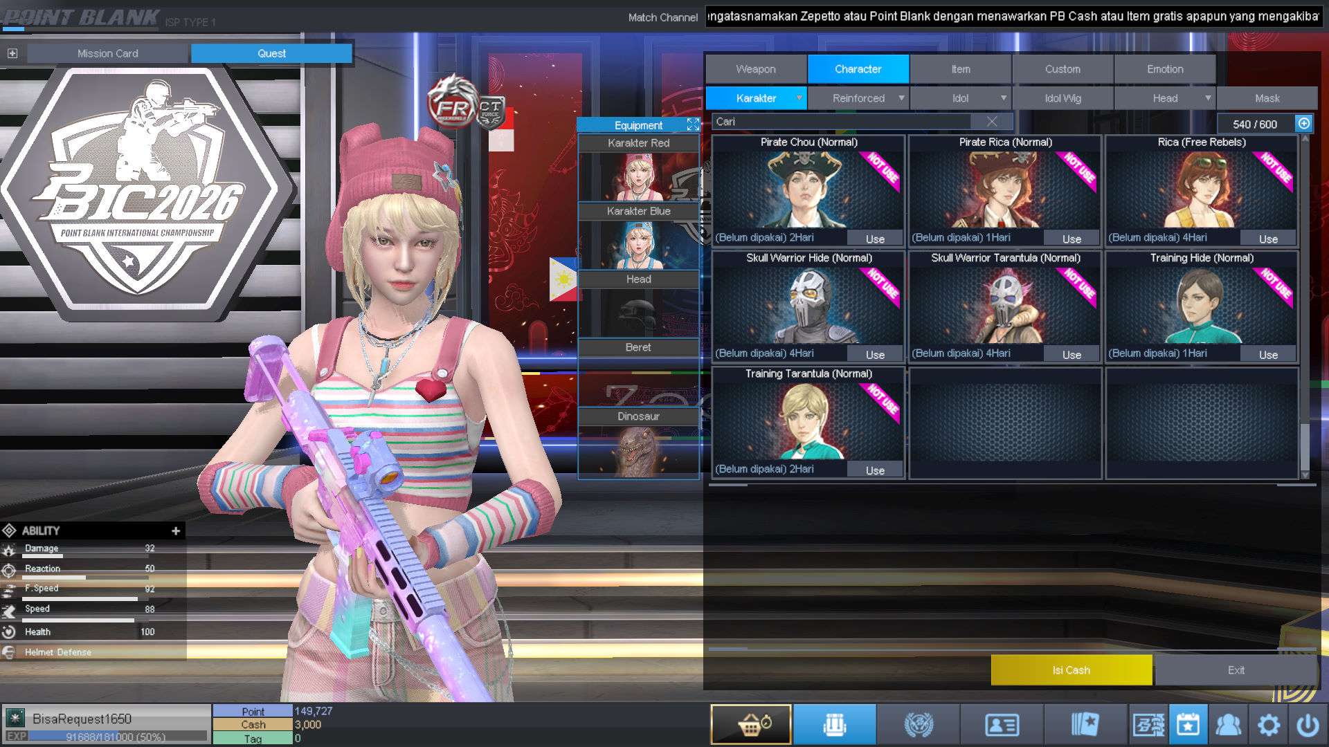 Spesifikasi MAJOR IDOL PERMANEN