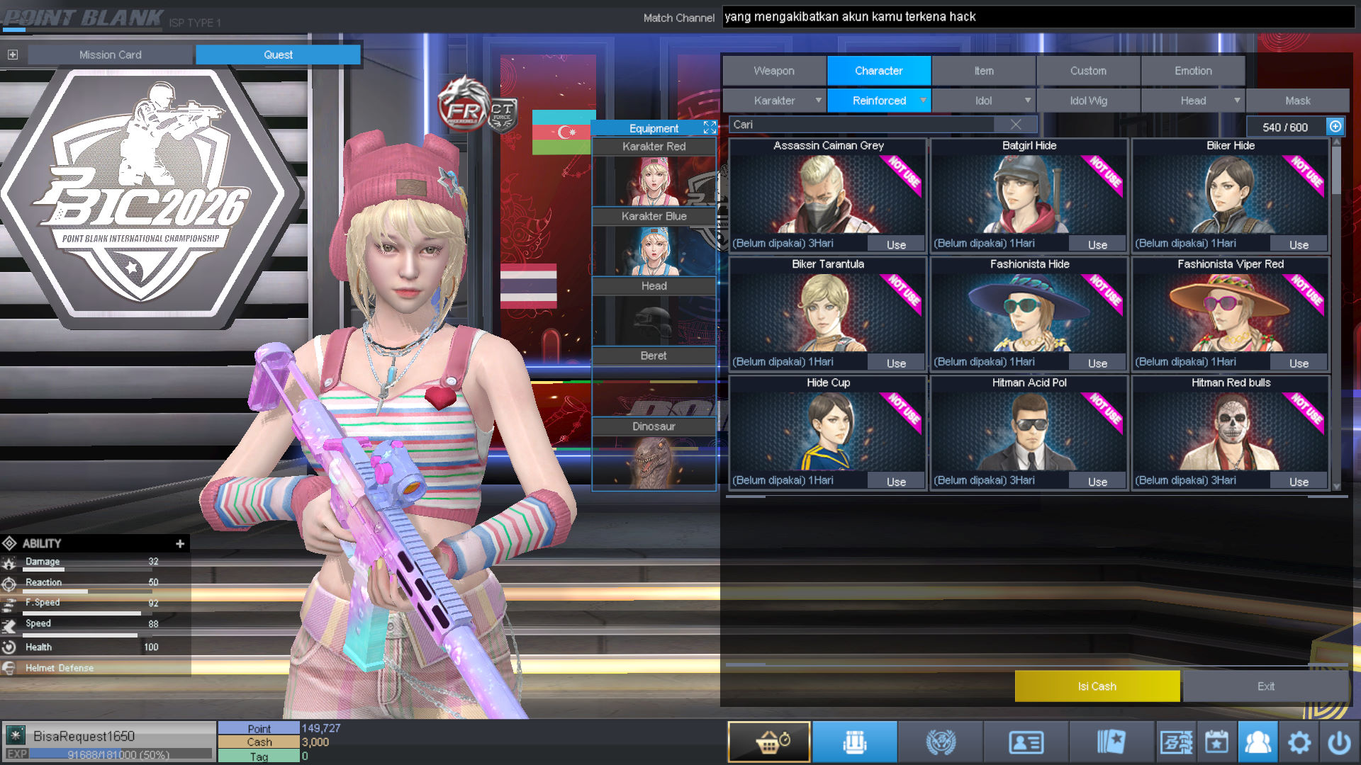 Spesifikasi MAJOR IDOL PERMANEN