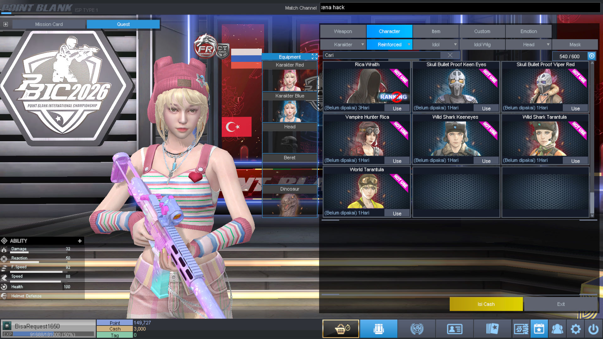 Spesifikasi MAJOR IDOL PERMANEN