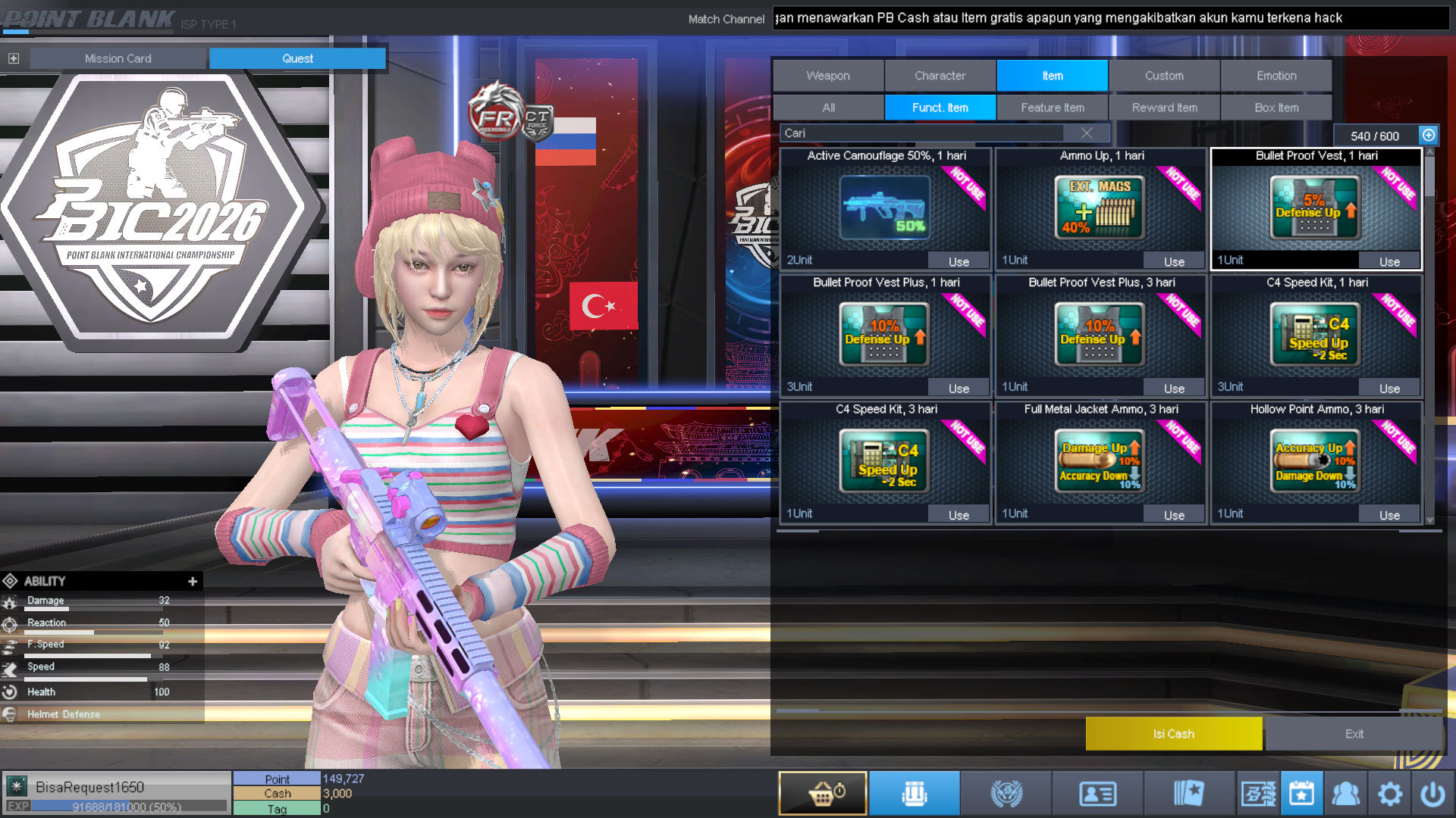 Spesifikasi MAJOR IDOL PERMANEN