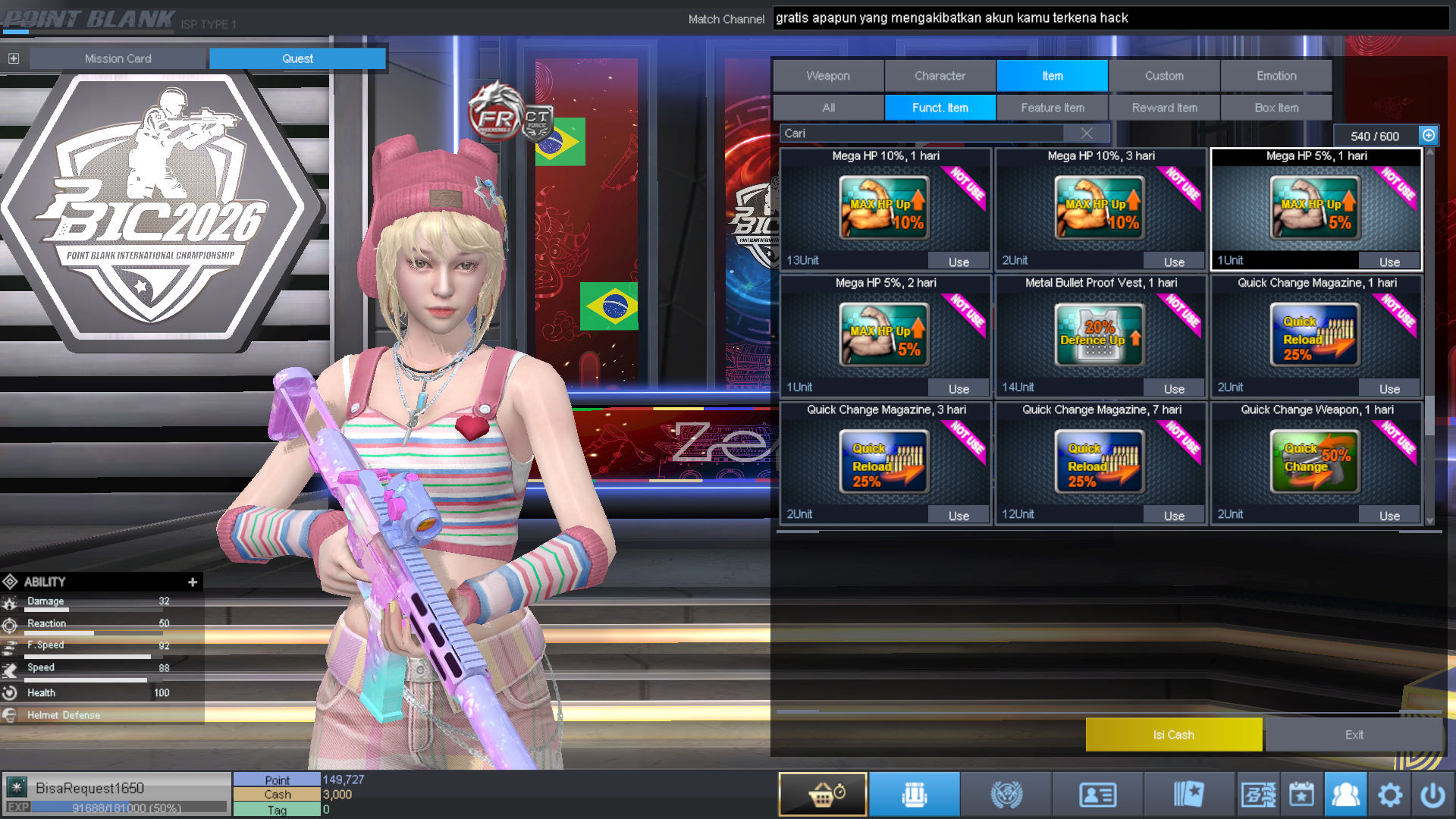 Spesifikasi MAJOR IDOL PERMANEN