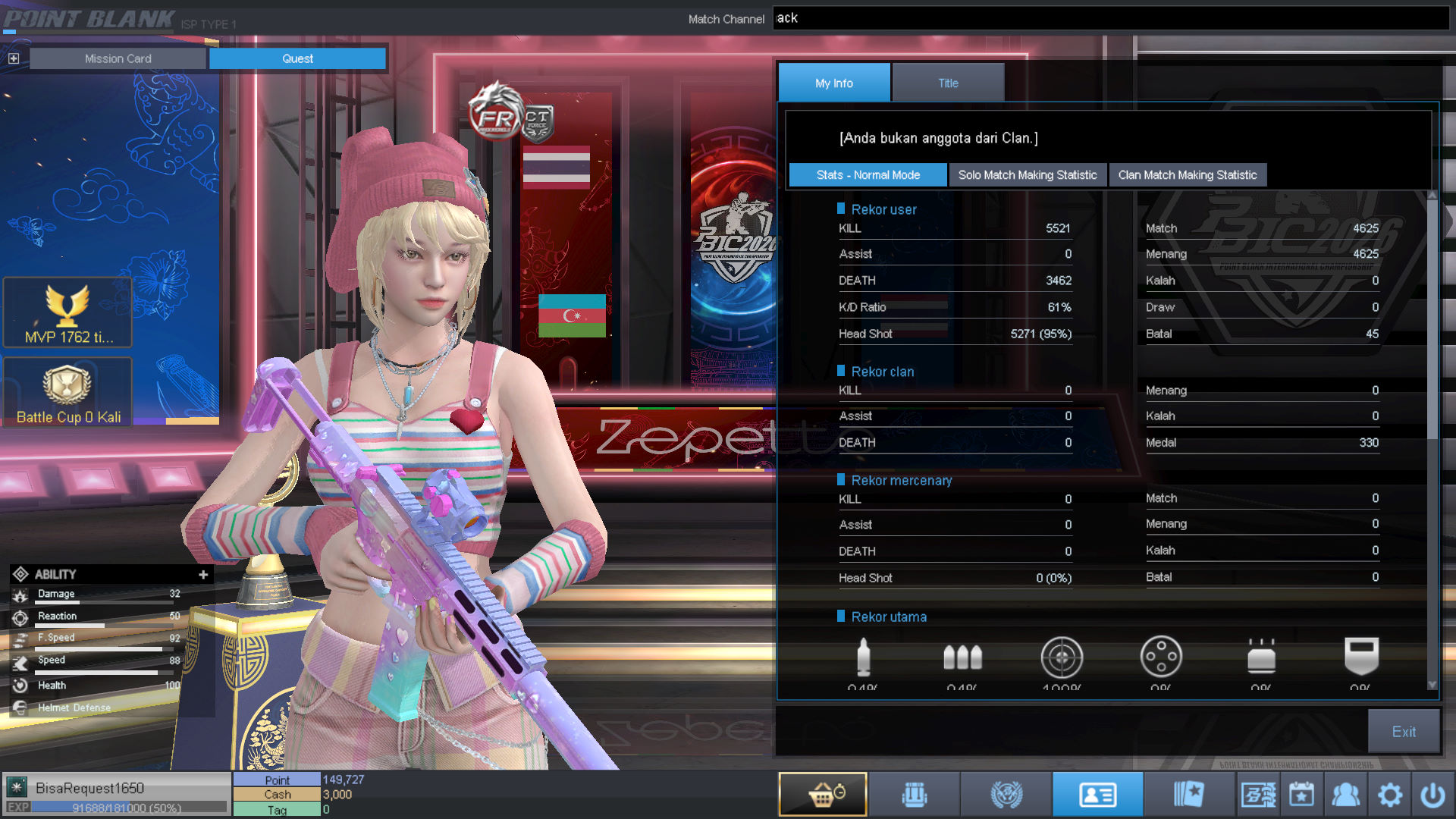 Spesifikasi MAJOR IDOL PERMANEN