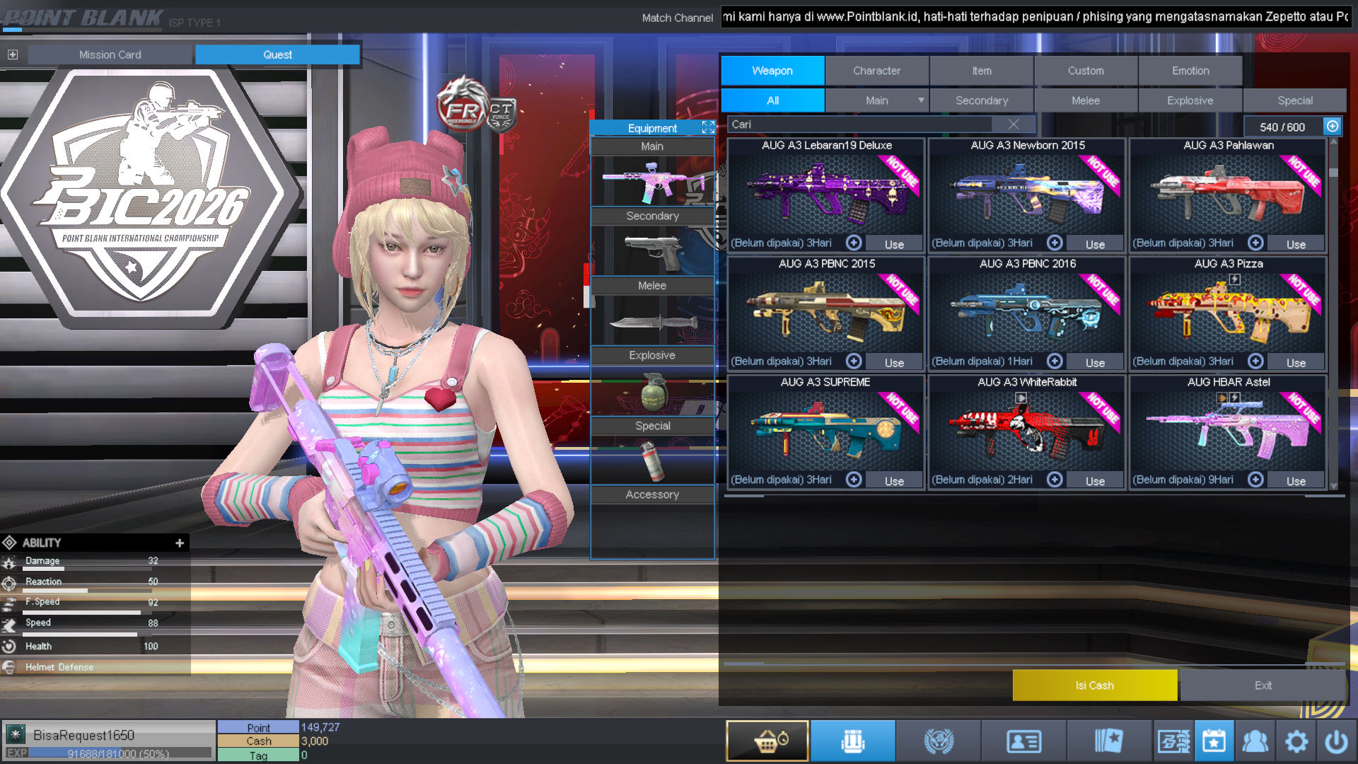 Spesifikasi MAJOR IDOL PERMANEN