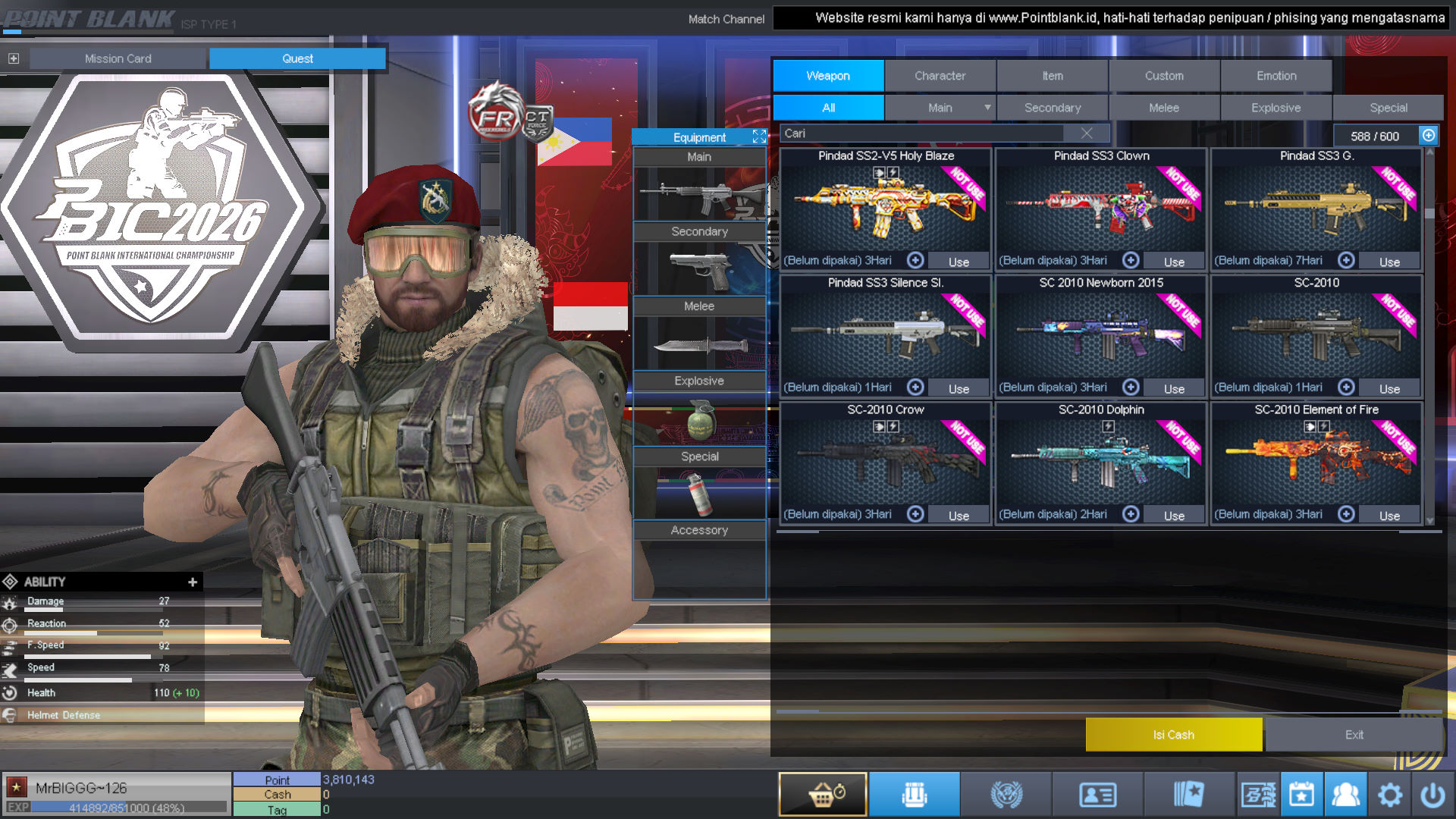 Spesifikasi BINTANG SULTAN