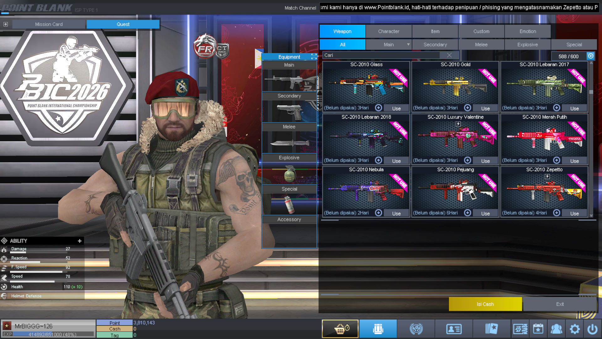 Spesifikasi BINTANG SULTAN