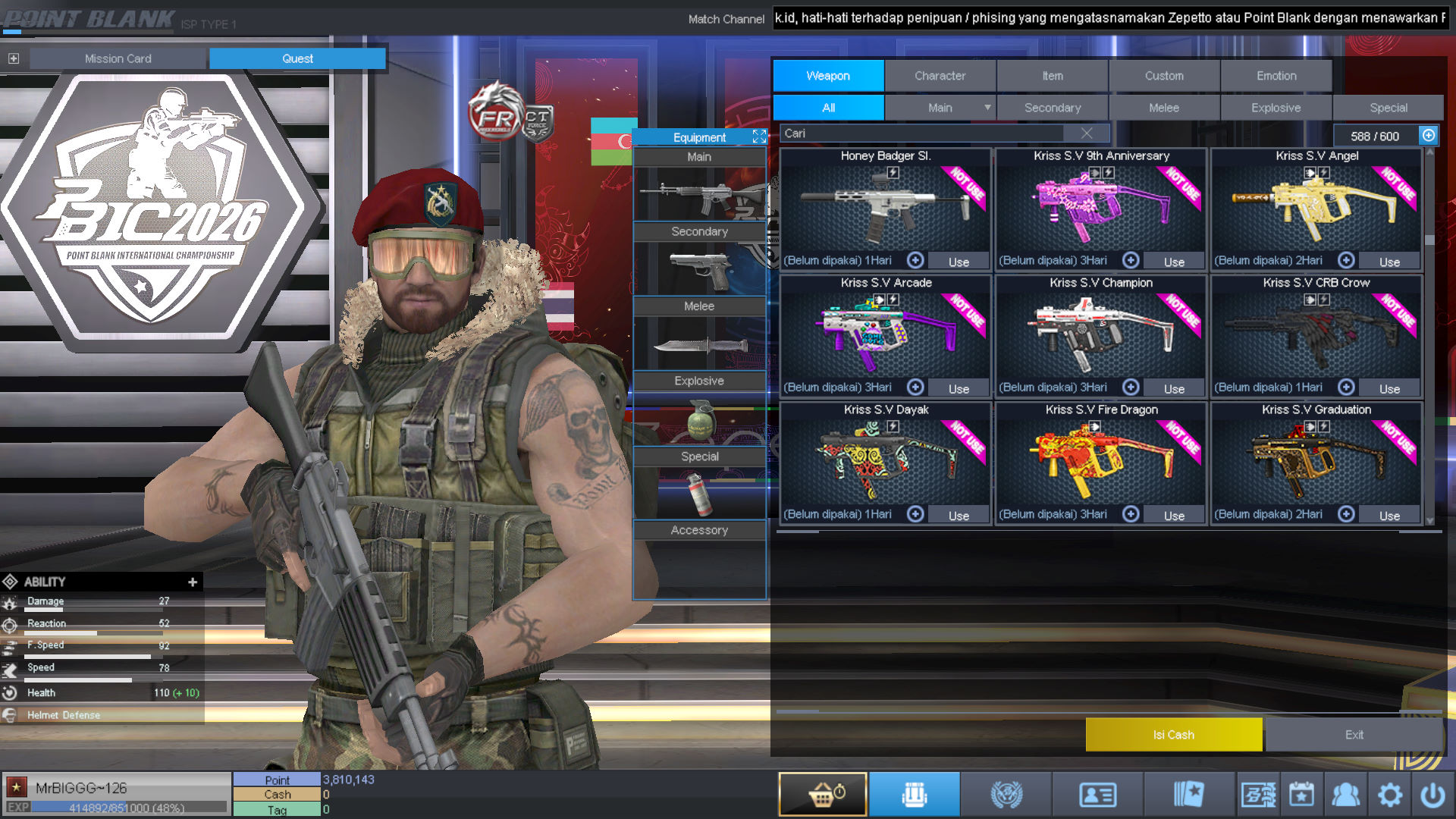 Spesifikasi BINTANG SULTAN