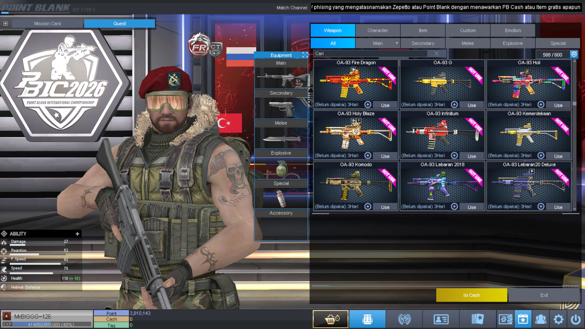 Spesifikasi BINTANG SULTAN