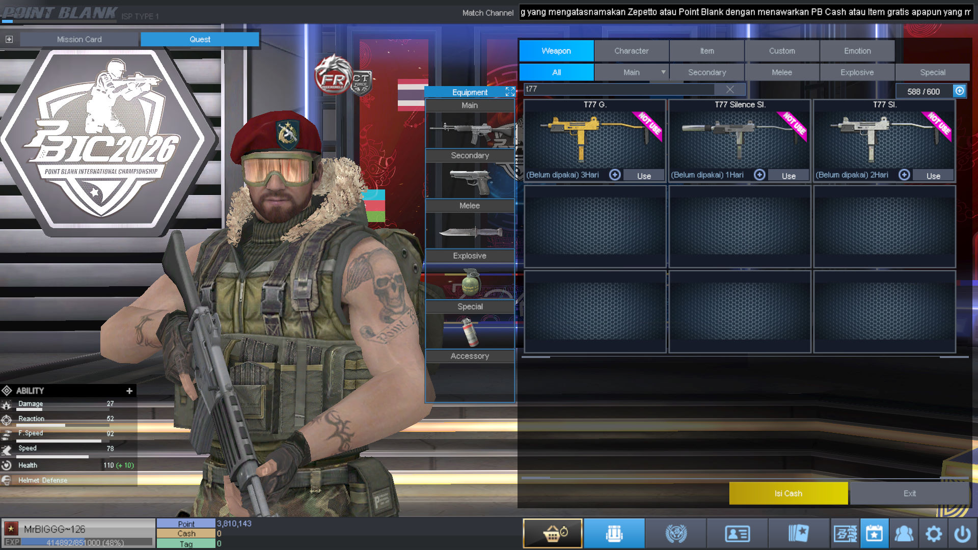 Spesifikasi BINTANG SULTAN