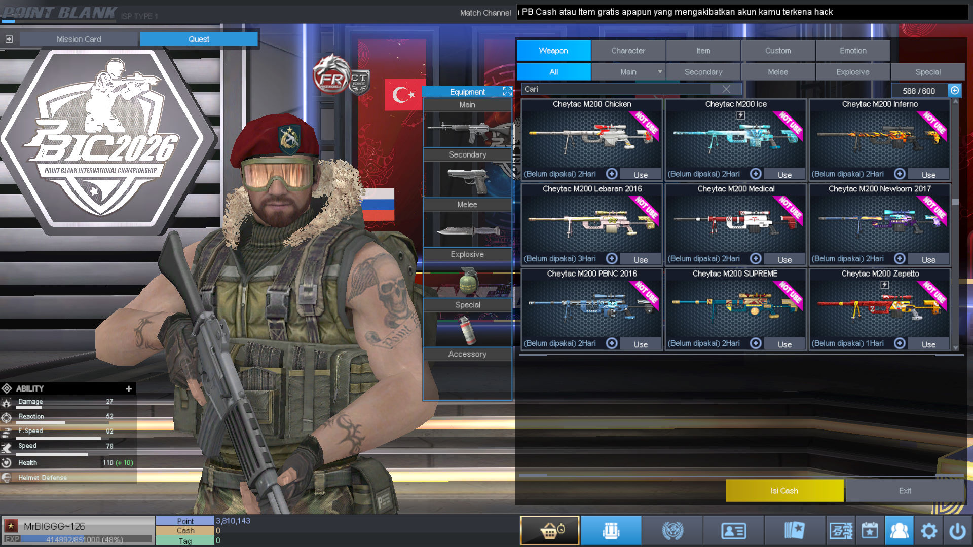 Spesifikasi BINTANG SULTAN