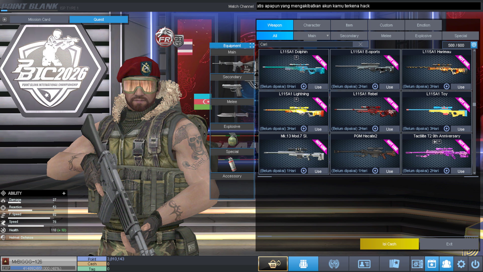 Spesifikasi BINTANG SULTAN