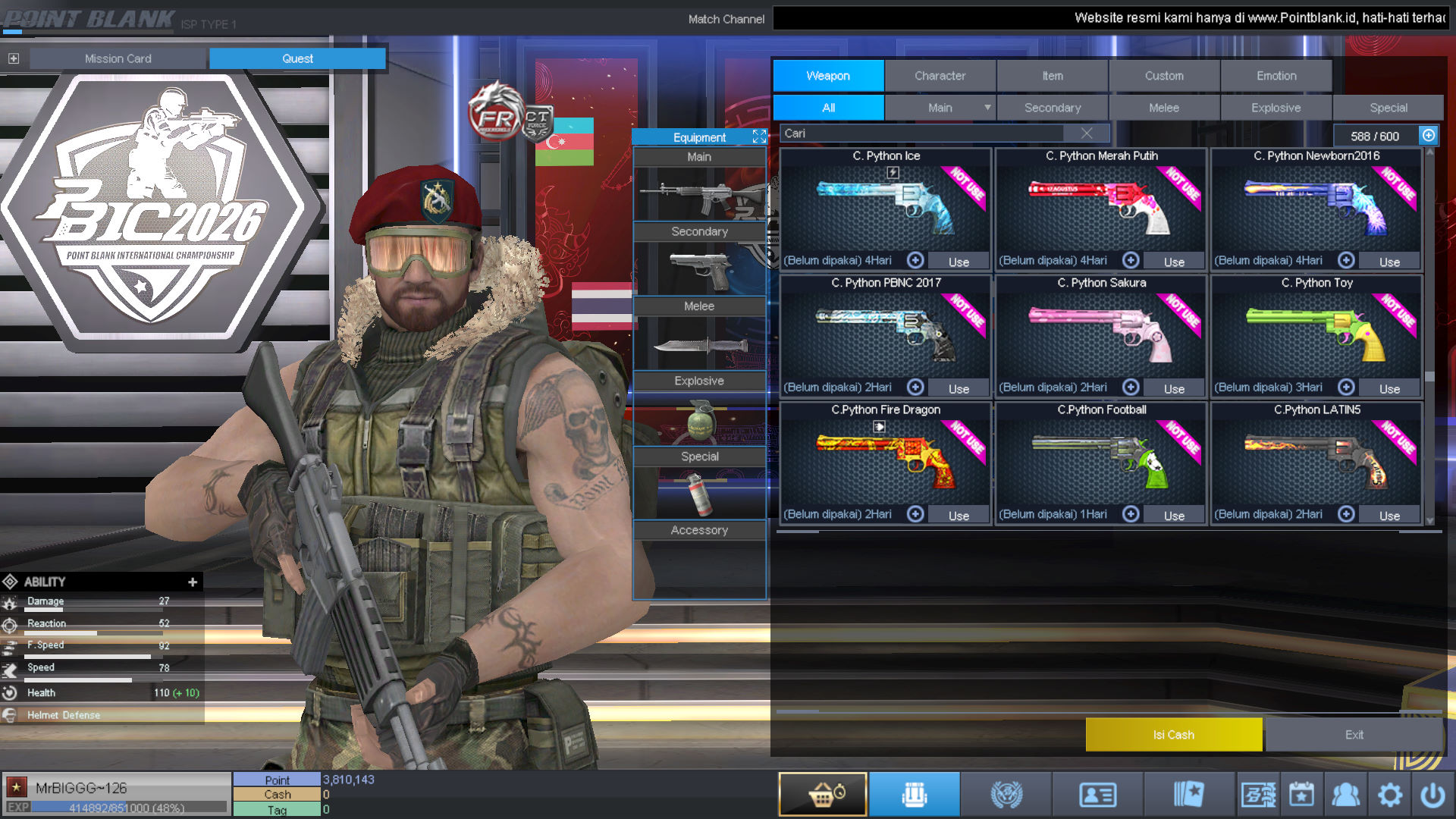 Spesifikasi BINTANG SULTAN