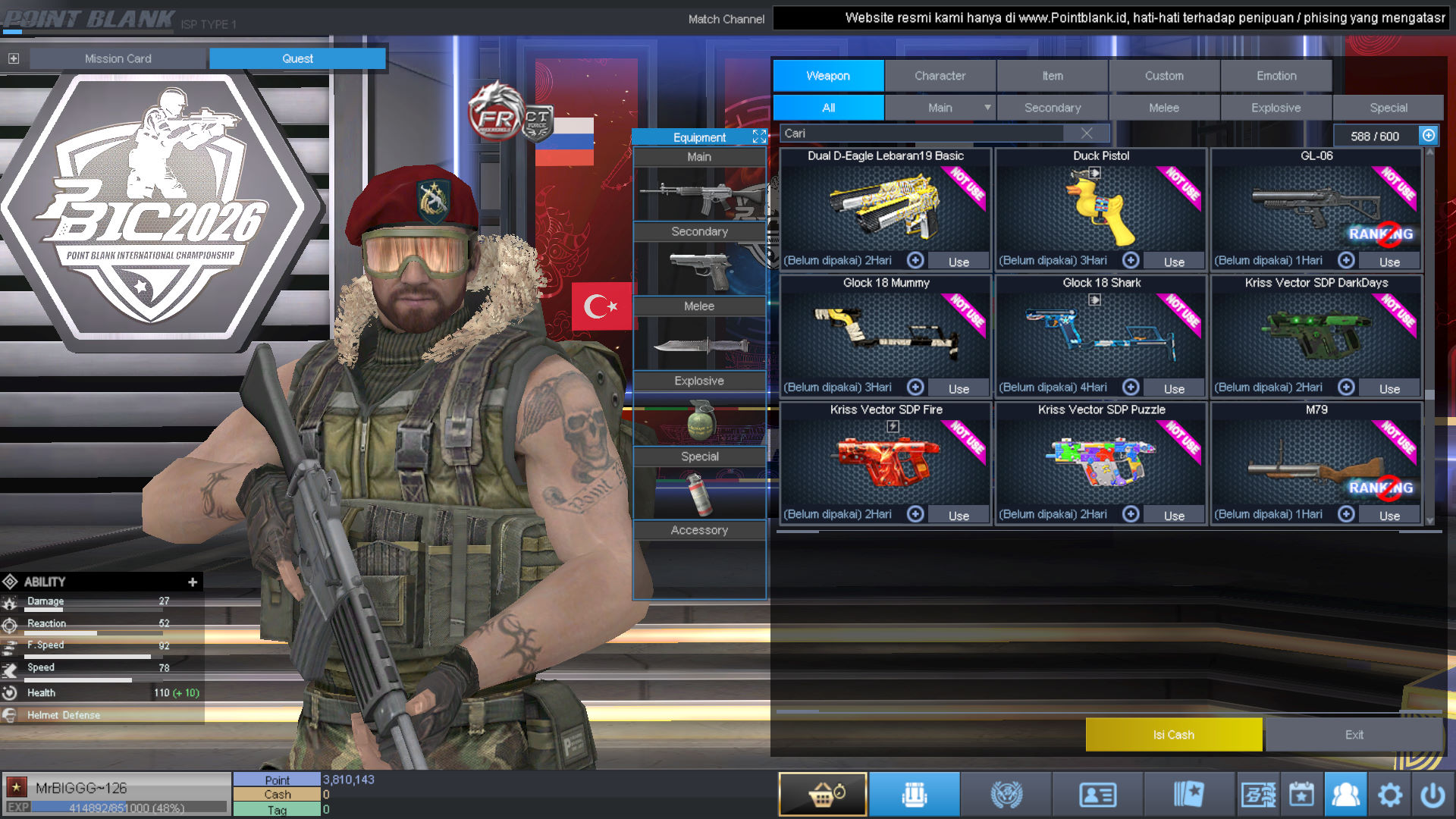 Spesifikasi BINTANG SULTAN