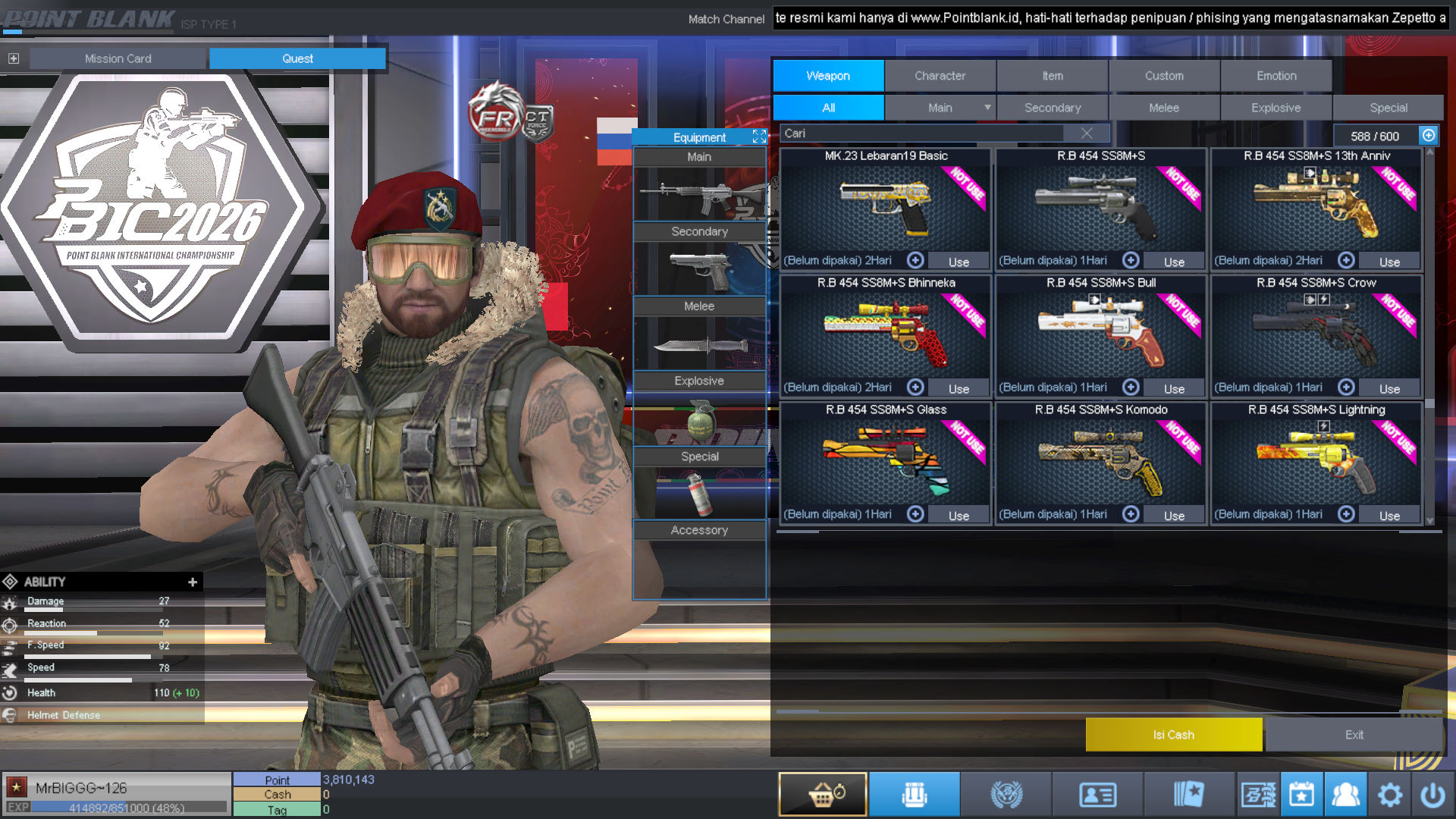 Spesifikasi BINTANG SULTAN