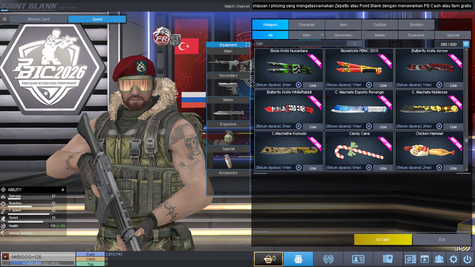 Spesifikasi BINTANG SULTAN