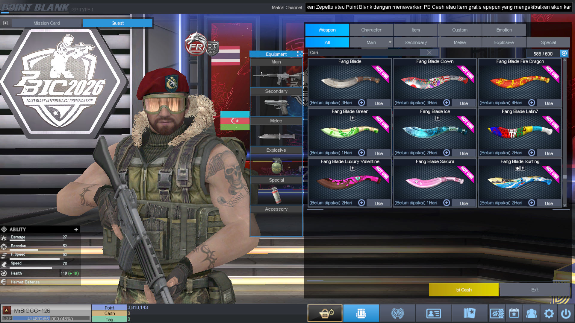 Spesifikasi BINTANG SULTAN