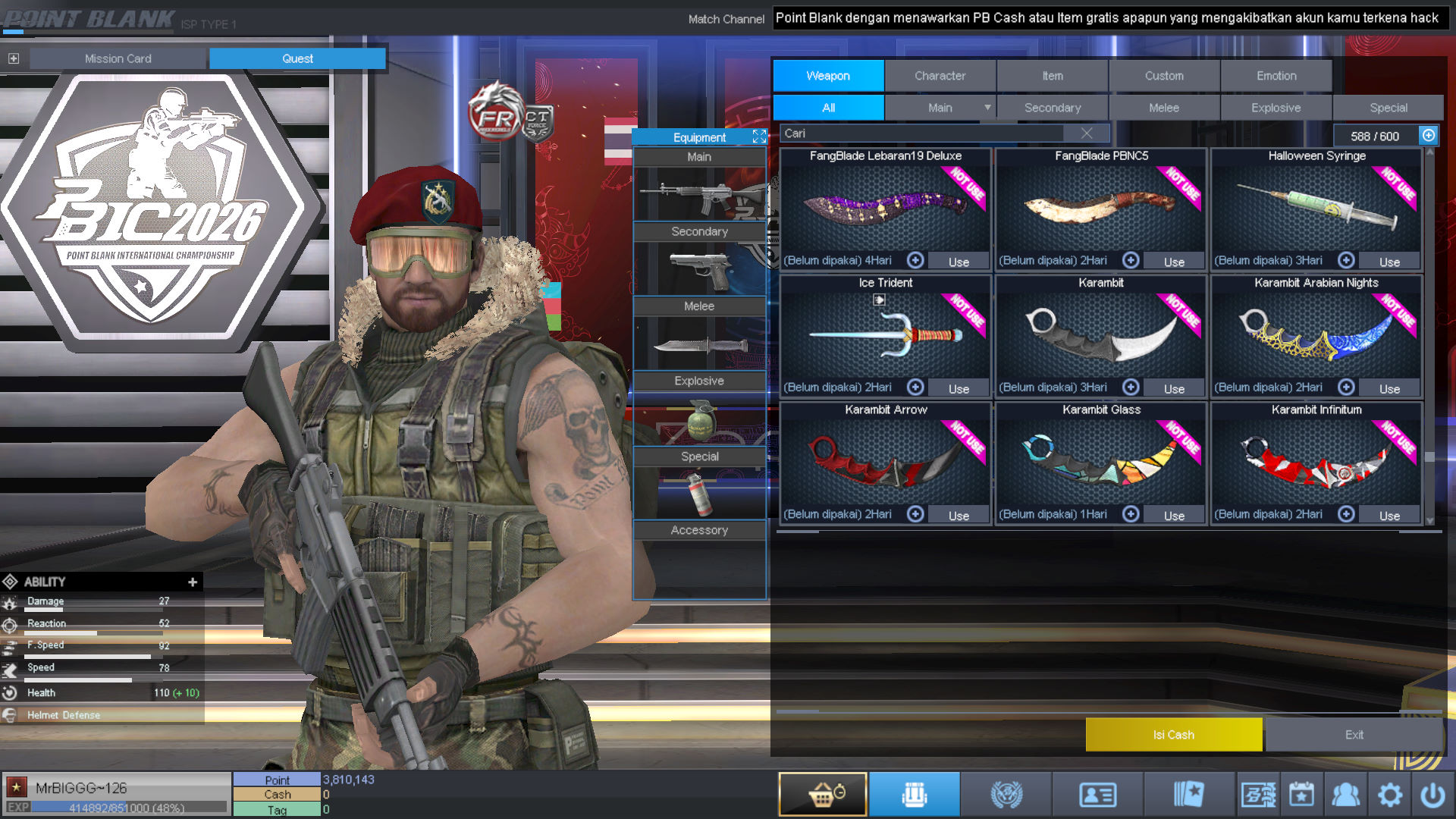 Spesifikasi BINTANG SULTAN