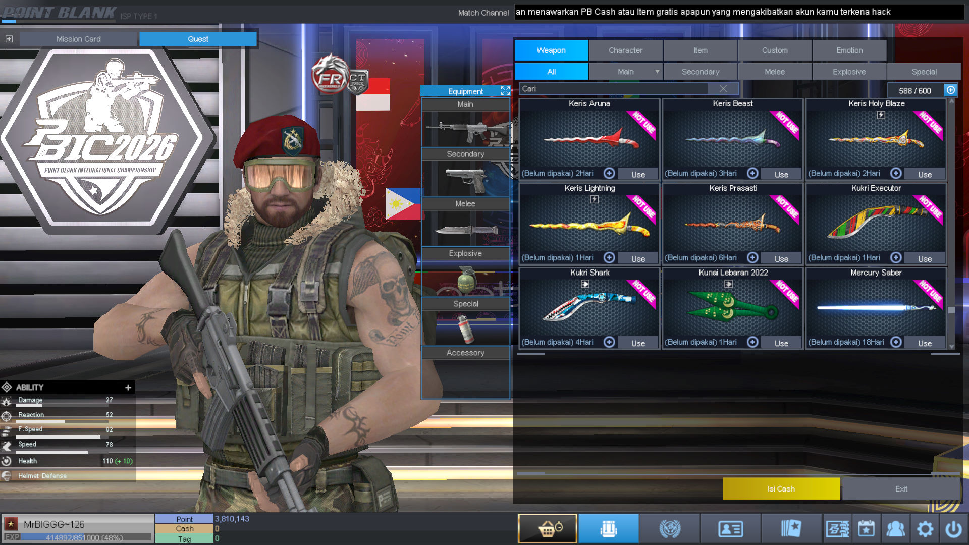 Spesifikasi BINTANG SULTAN