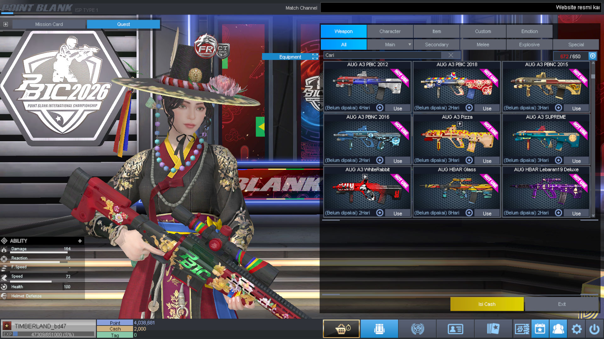 Spesifikasi BINTANG 1 IDOL SHAMAN PERMANEN