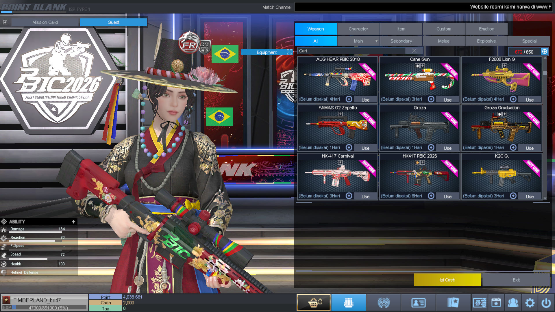 Spesifikasi BINTANG 1 IDOL SHAMAN PERMANEN