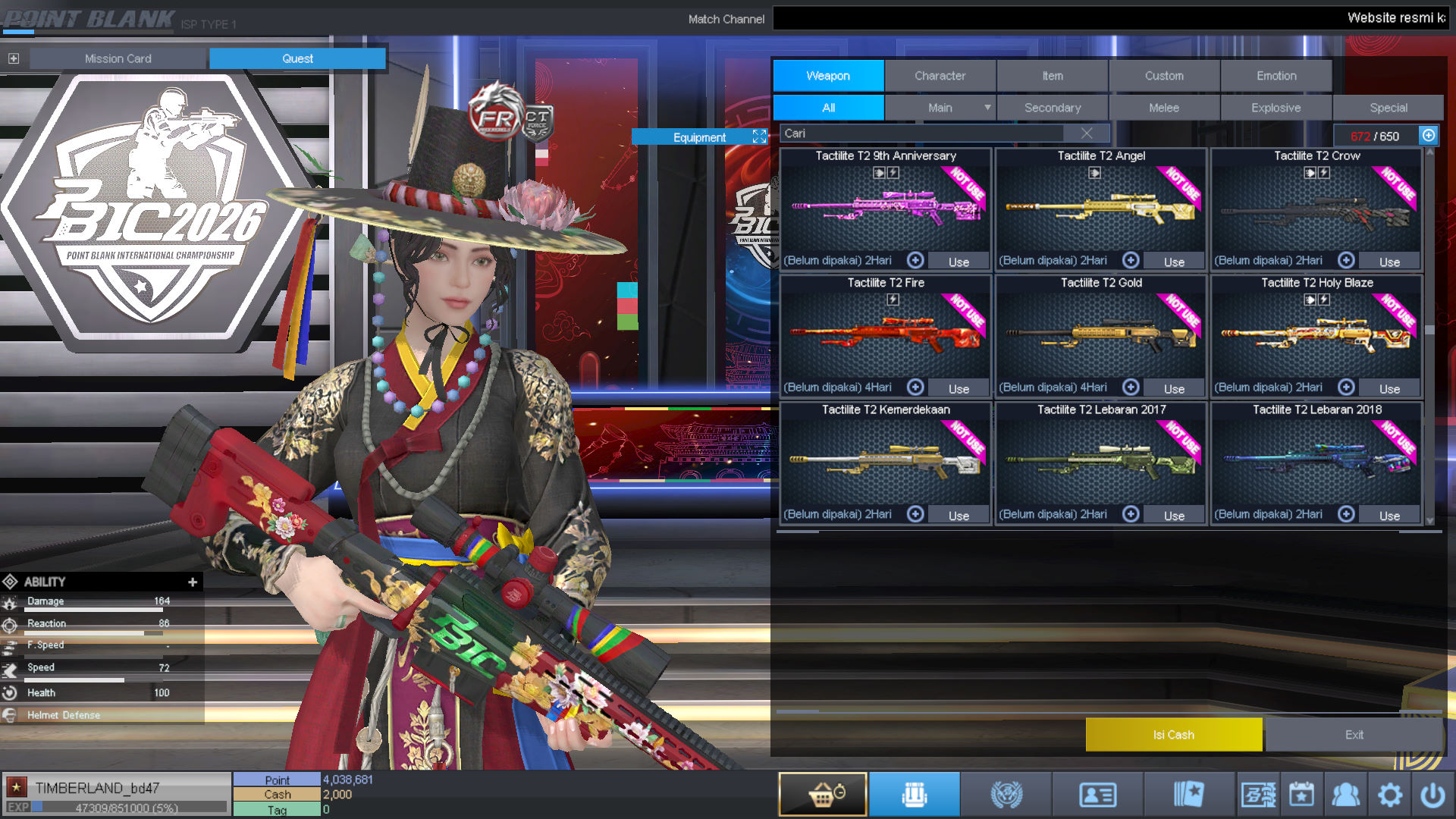 Spesifikasi BINTANG 1 IDOL SHAMAN PERMANEN