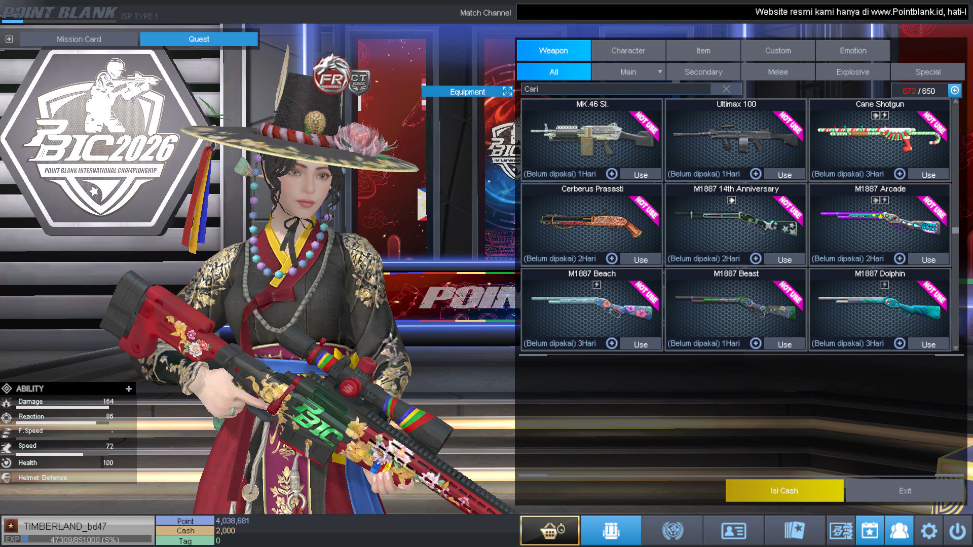 Spesifikasi BINTANG 1 IDOL SHAMAN PERMANEN
