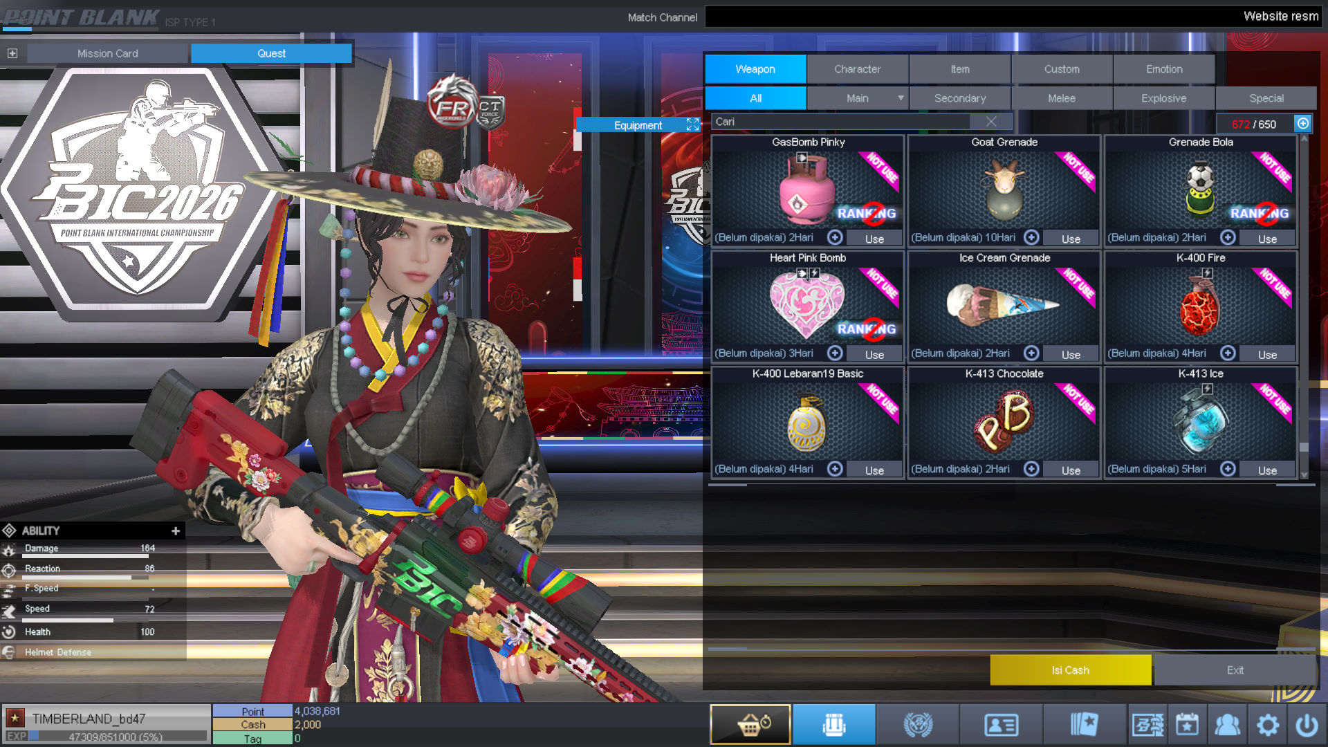 Spesifikasi BINTANG 1 IDOL SHAMAN PERMANEN