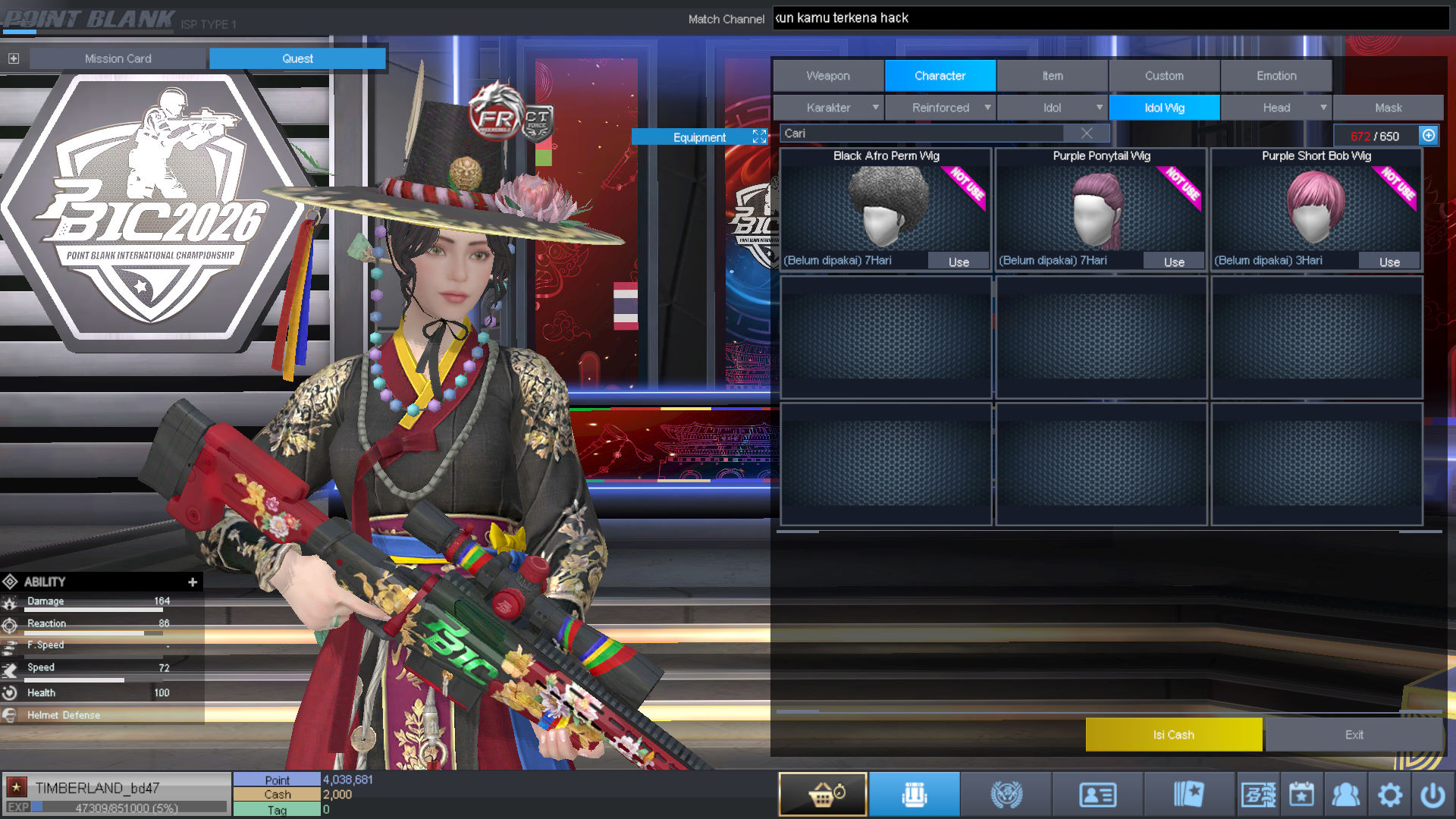 Spesifikasi BINTANG 1 IDOL SHAMAN PERMANEN