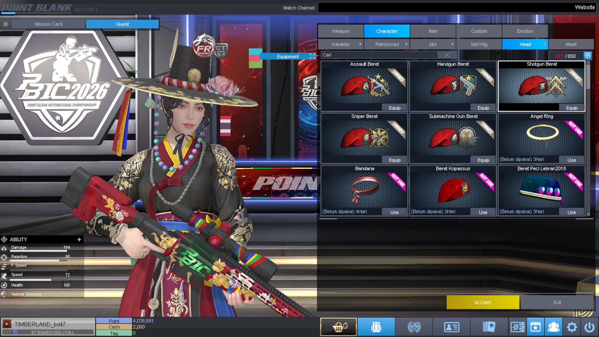 Spesifikasi BINTANG 1 IDOL SHAMAN PERMANEN